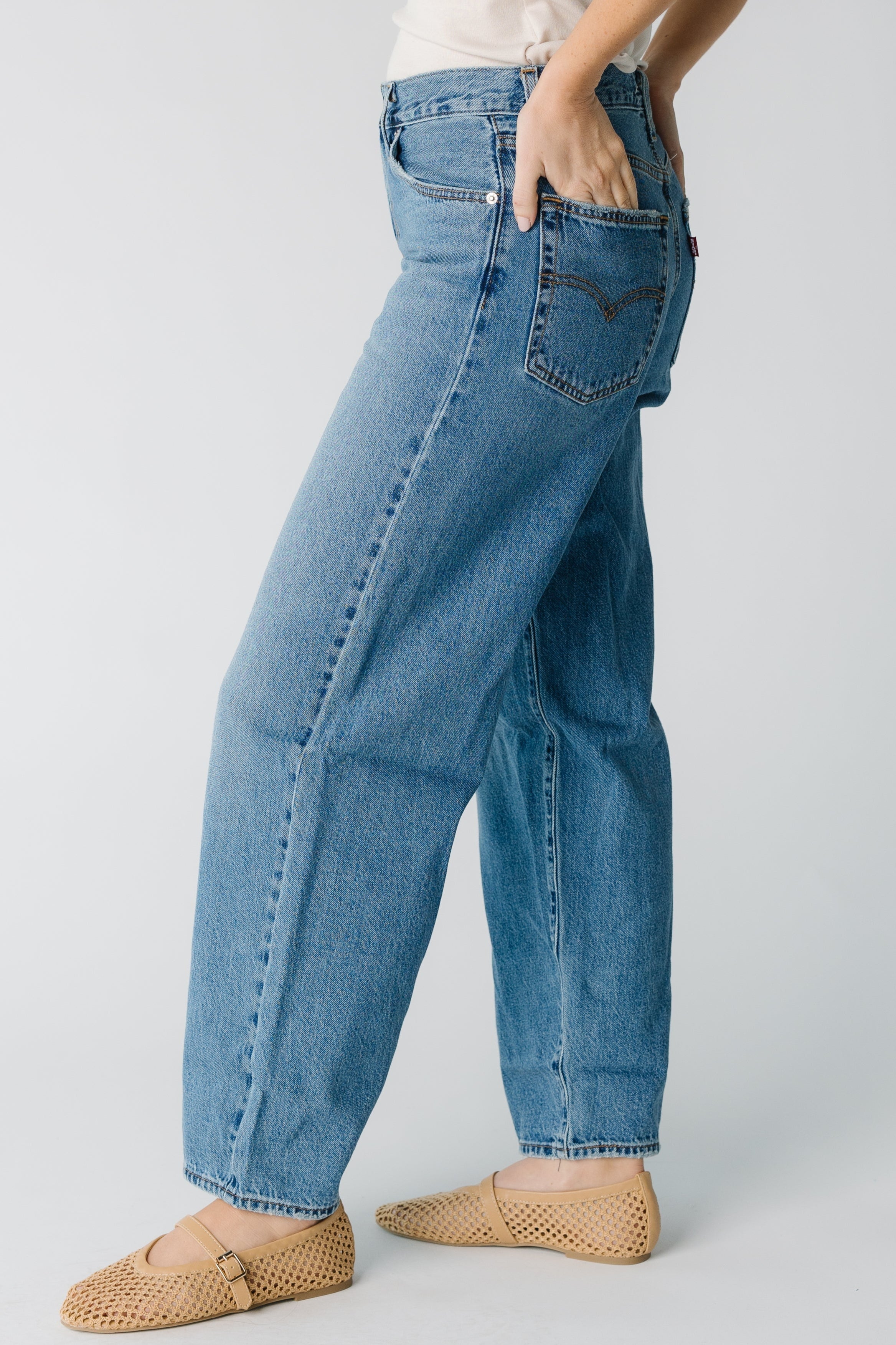 Levi Baggy Dad en jean