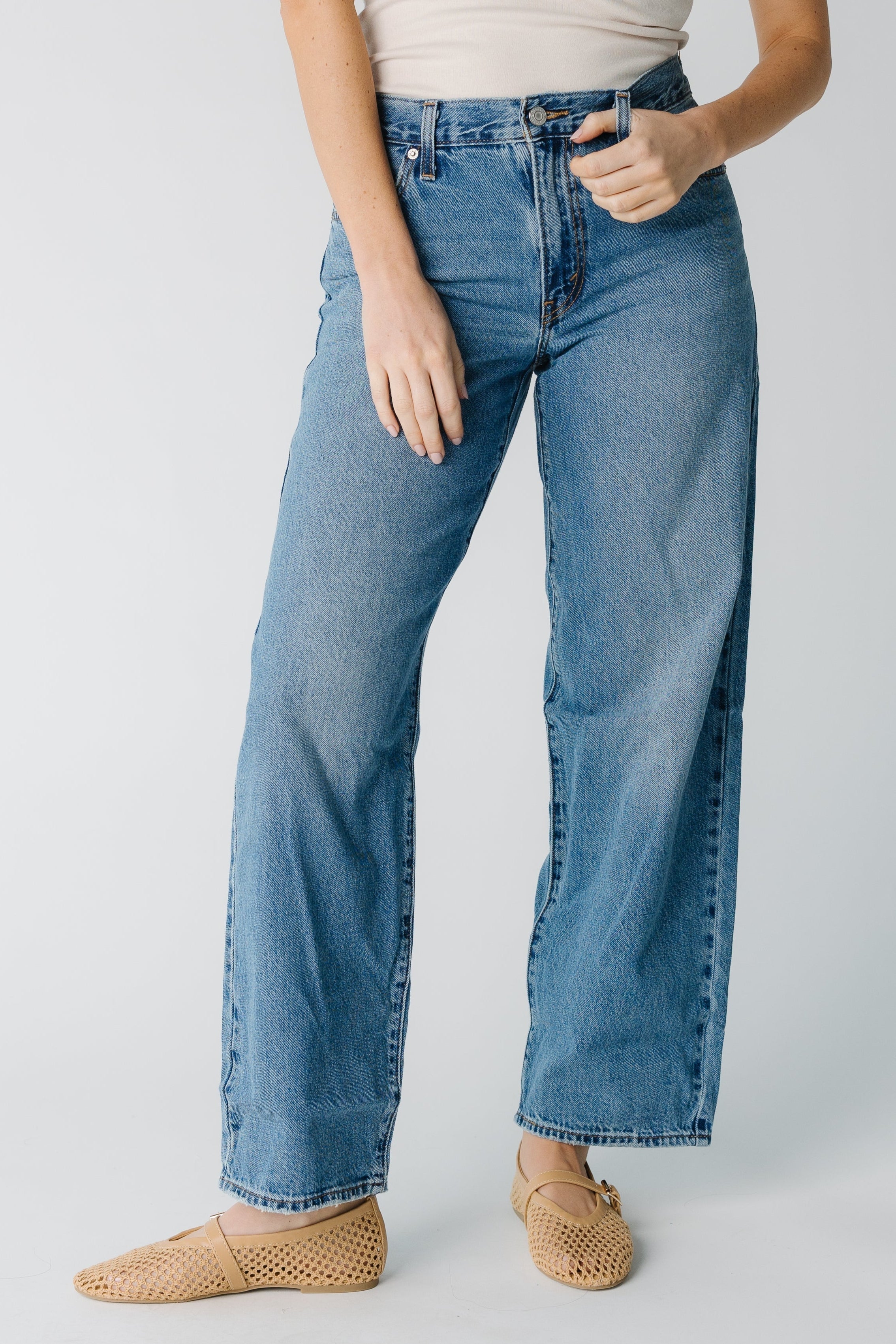 Levi Baggy Dad en jean