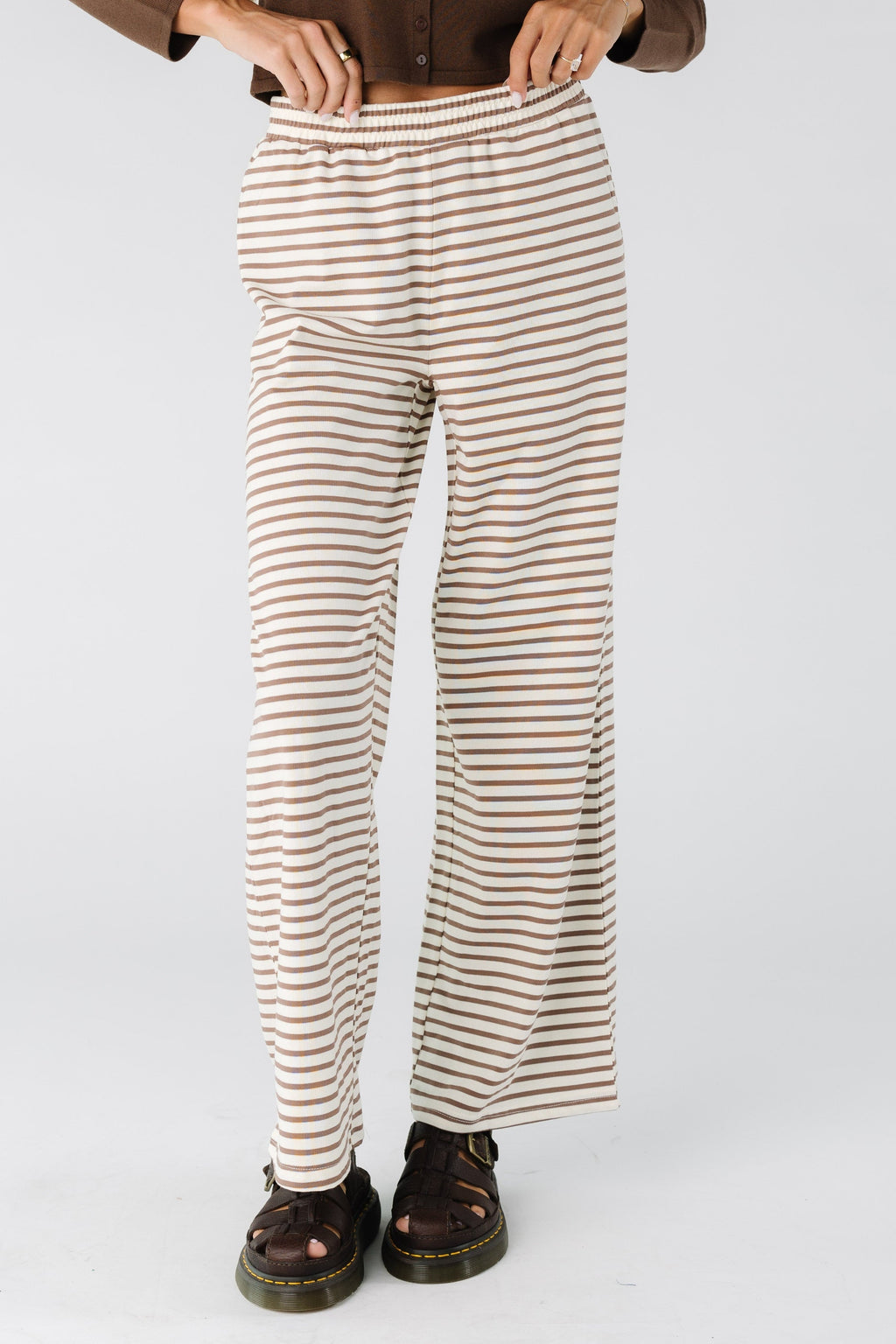 Pantalons à rayures à porter toute la journée