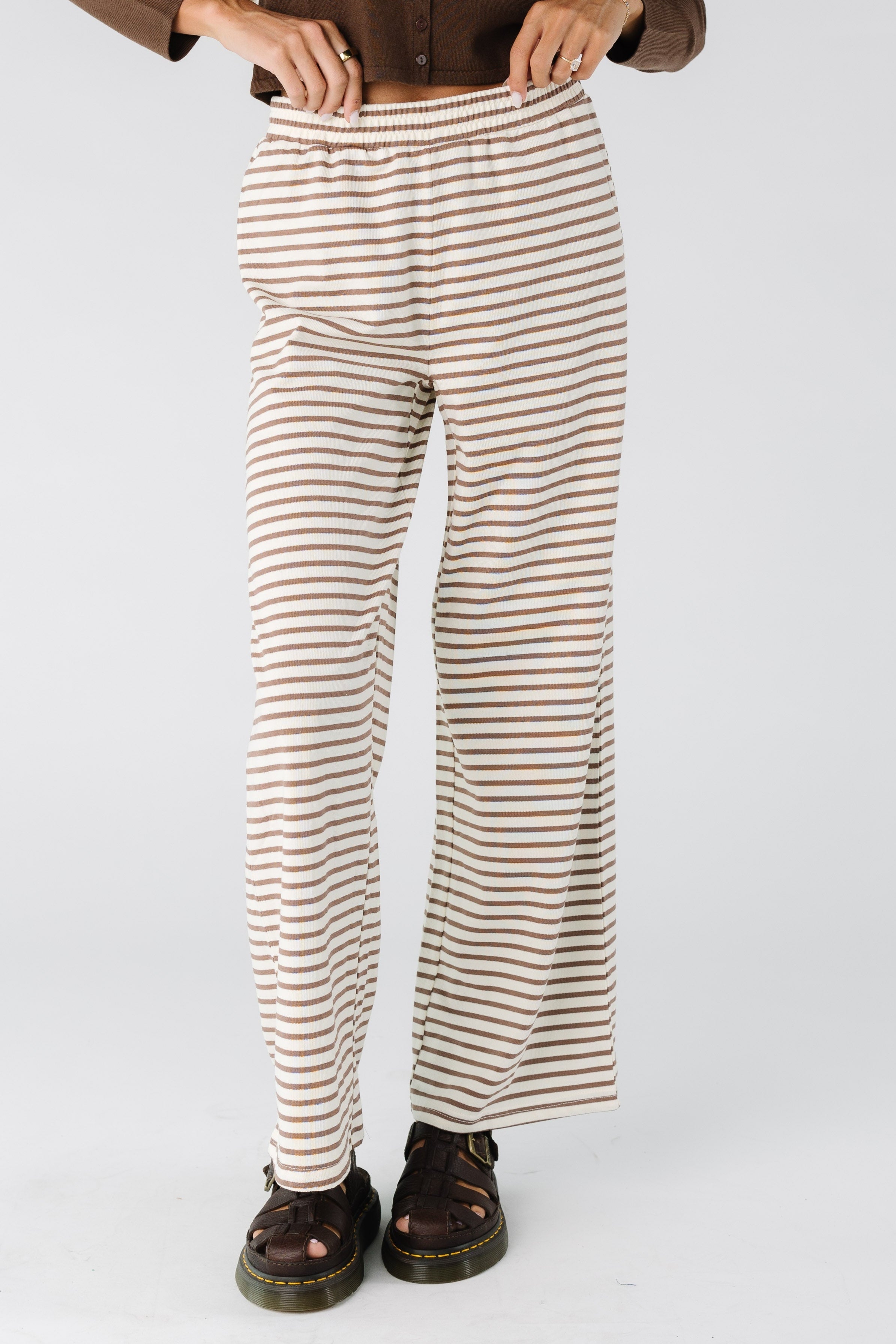 Pantalons à rayures à porter toute la journée
